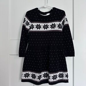 Holiday sweater dress